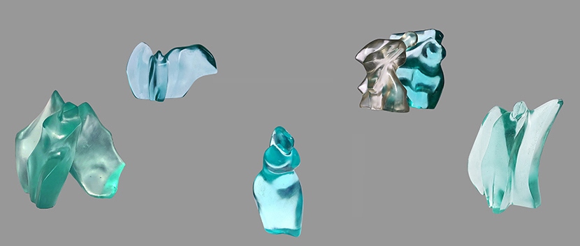 * STAKLENE SKULPTURE